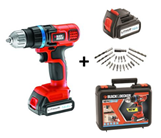 Bild zu Black & Decker 14,4 V Li Akkuschrauber im Koffer mit 2 Akkus für 81,79€