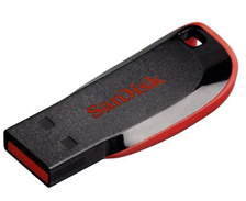 Bild zu [Vorbei] SanDisk Cruzer Blade 32GB USB-Stick für 7€