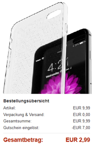 Bild zu iPhone 6 / 6S Hülle (4,7 Zoll), transparent von infeenio ab 3,99€ inklusive Versand