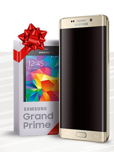 Bild zu Info: Gratis Samsung Grand Prime Smartphone beim Kauf eines Samsung S6