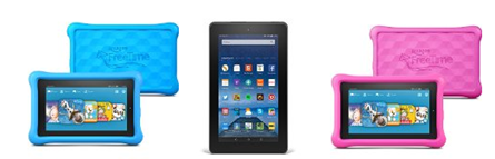 Bild zu Amazon: 4 Kindle Geräte reduziert, so z.B. Fire, 17,7 cm (7 Zoll) Display, WLAN, 8 GB ab 49,99€