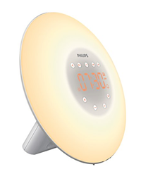 Bild zu Philips HF3506/05 Wake-up Light LED, Aufwachen mit Licht, 2 natürlichen Wecktöne für 49,95€