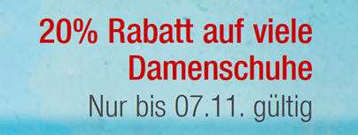 Bild zu Galeria Kaufhof: 20% Rabatt auf (fast) alle Damenschuhe + 10% Newsletter-Rabatt