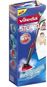 Bild zu Dampfreiniger Vileda Steam mit zwei Mikrofaserbezügen (146590) für 54,90€ inkl. Versand