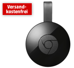 Bild zu Google Chromecast 2 + 15€ Google Play Guthaben für 39€