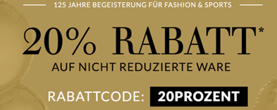 Bild zu Engelhorn: 20% Rabatt auf alle nicht reduzierten Artikel