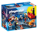 Bild zu PLAYMOBIL 5365 – Feuerwehrmänner mit Löschpumpe für 9,99€