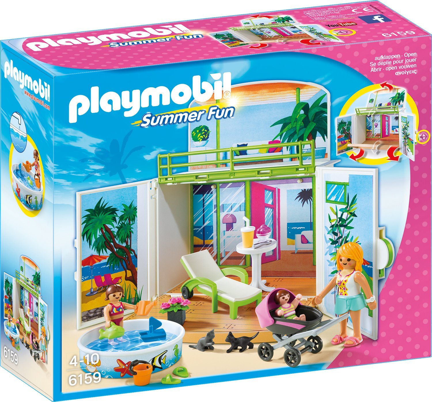 Bild zu [Prime] Playmobil Aufklapp-Spiel-Box Sonnenterrasse (6159) für 10,60€