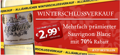 Bild zu Weinvorteil: 6 Flaschen El Tidón Sauvignon Blanc für 22,89€