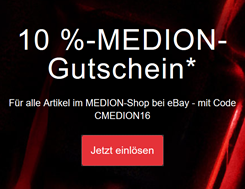 Bild zu eBay: 10% Rabatt auf alle Artikel im eBay-MEDION-Shop bei Bezahlung per PayPal