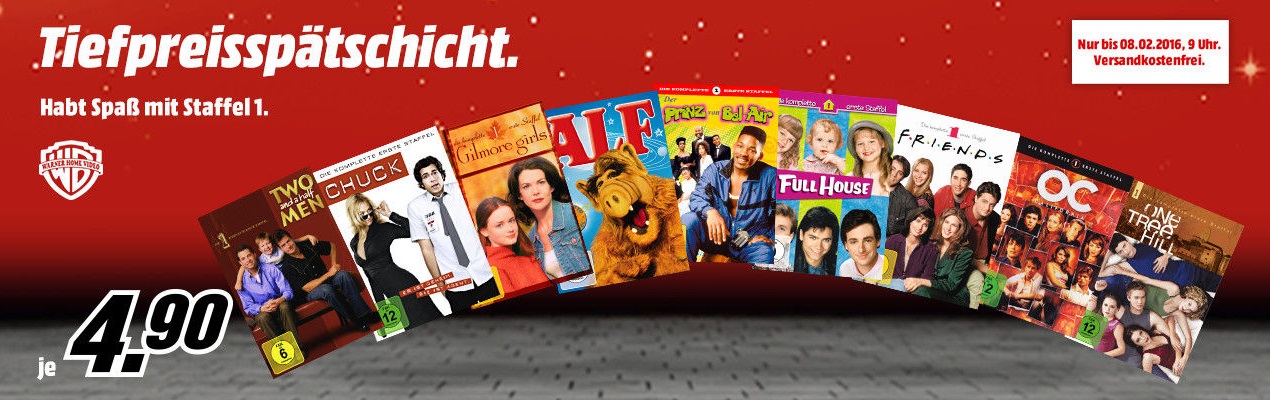 Bild zu Media Markt Tiefpreisspätschicht mit verschiedenen TV-Serien