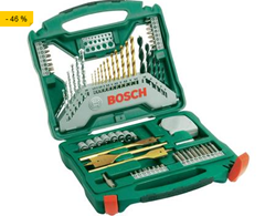 Bild zu Bosch X-Line Titanium-Set 70-teilig, Universal-Bohrer-Set, Kunststoffkoffer für 23,95€