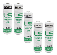 Bild zu 5er Pack Saft LS 14500 AA (3,6V) Li-SOCl2 Batterien für 7,49€ (Vergleich: ~15€)