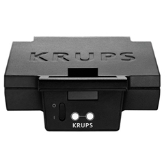 Bild zu bis 20 Uhr: Krups FDK 451 Sandwich-Toaster (850 Watt, Toastplatten 25 x 12 cm) schwarz für 34,99€