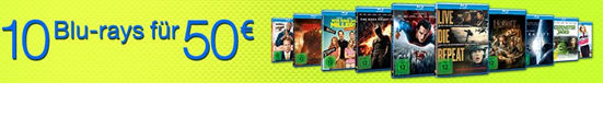 Bild zu Amazon: 10 Blu-rays für 50€ inklusive Versand