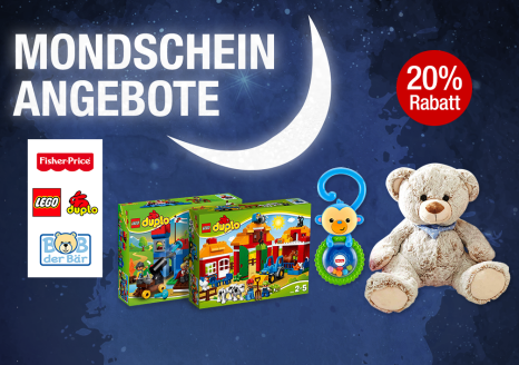 Bild zu Galeria Kaufhof Mondschein Angebote: 20% Rabatt auf ausgewählte Spielwaren