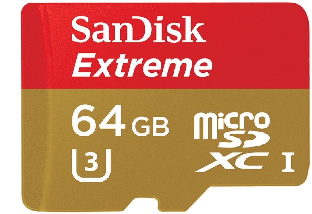 Bild zu 64 GB microSDXC Speicherkarte Sandisk Extreme UHS-I U3 für 25,99€