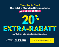 Bild zu Groupon: 25% Rabatt auf einen lokalen Deal