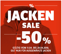 Bild zu SportScheck: Jacken Sale mit 50% Rabatt