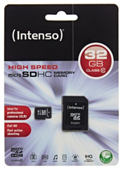 Bild zu Intenso Micro SDHC 32GB Speicherkarte inkl. SD-Adapter für 7€