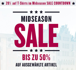 Bild zu Tom Tailor: Midseason Sale mit bis zu 50% Rabatt + 20% Extra-Rabatt auf ausgewählte T-Shirts