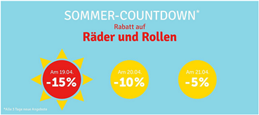 Bild zu MyToys: nur heute 15% Rabatt auf Räder & Rollen