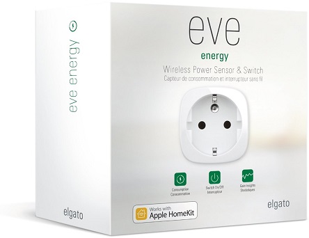 Bild zu Kabelloser Stromsensor & Schalter Elgato Eve Energy mit Apple HomeKit-Unterstützung für 33€