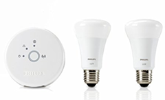 Bild zu Philips hue LUX – LED E27, Starter Kit inkl. hue Bridge (alte Version) für 45,27€