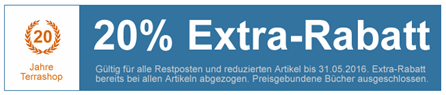 Bild zu Terrashop: 20% Extra-Rabatt auf Restposten