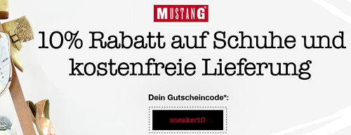 Bild zu Mustang: 10% Rabatt auf Schuhe und kostenfreie Lieferung