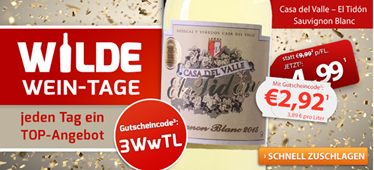 Bild zu Weinvorteil: 6 Flaschen Casa del Valle – El Tidón Sauvignon Blanc für 22,47€