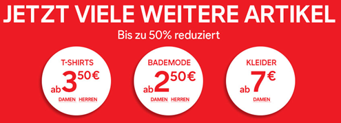 Bild zu C&A Sommer Sale mit bis zu 50% Rabatt