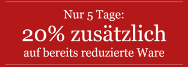 Bild zu Marc O´Polo: 20% Extra Rabatt auf bereits reduzierte Artikel (nur für Member)