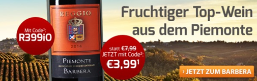 Bild zu Weinvorteil: 6 Flaschen Reggio – Barbera – Piemonte DOC für 28,89€