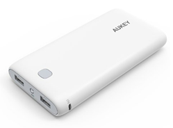 Bild zu AUKEY Power Bank 20000mah (Externer Akku ,2 Ports) für 18,99€