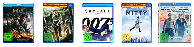 Bild zu Amazon Prime Angebote: 10 Blu-rays für 50€