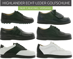 Bild zu Highlander Echtleder Golfschuhe für 0,99€ inklusive Versand