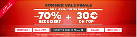 Bild zu Planet-Sports: Sale mit bis zu 70% Rabatt + 30€ Extra Rabatt (ab 150€ MBW)