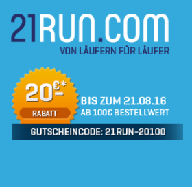 Bild zu 21run: Bis zu 70% Rabatt im Sale + 20€ Rabatt-Gutschein (100€ MWB)