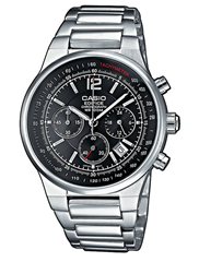 Bild zu Casio Edi­fice Her­ren-Arm­band­uhr Chro­no­graph Quarz EF-500D-1AVEF für 53,72€