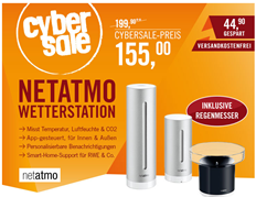 Bild zu Netatmo Wetterstation für´s  Smartphone inkl. Regenmesser für 155€