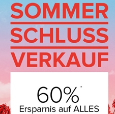 Bild zu Dress for Less Sommer Schluss Verkauf: 60% Rabatt auf Alles