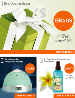 Bild zu Yves Rocher: keine Versandkosten + gratis Geschenk + Sale mit bis zu 50% Rabatt