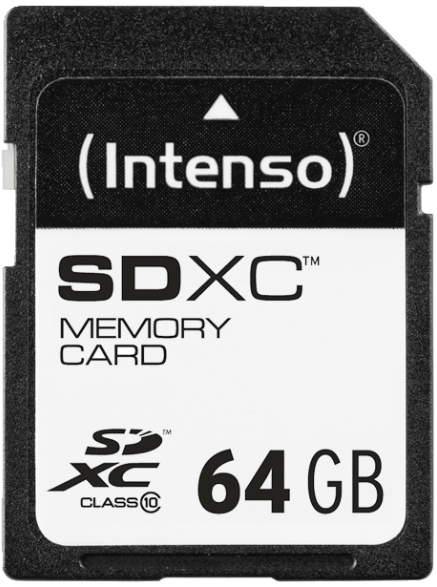 Bild zu 64 GB Intenso SDXC-Speicherkarte Intenso (3411490) für 12€