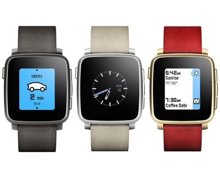 Bild zu Smartwatch Pebble Time Steel in verschiedenen Farben für je 129,95€