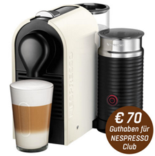 Bild zu Krups XN 2601 Umilk Pure Cream Nespresso-Maschine für 124,90€