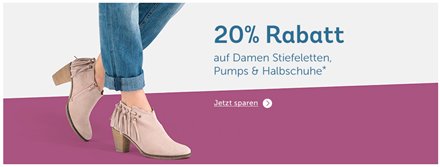 Bild zu Mirapodo: 20% Rabatt auf Stiefeletten, Pumps & Halbschuhe