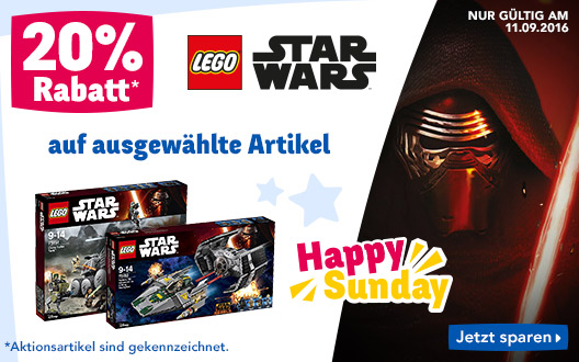 Bild zu Toys”R”Us: 20% Rabatt auf ausgewählte Lego Star Wars Artikel