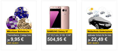 Bild zu Die Allyouneed.com Tagesangebote, z.B. Samsung Galaxy S7 (32GB) Pink-Gold für 504,95€