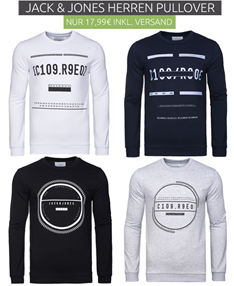 Bild zu JACK & JONES Herren Sweatshirt Jconulle Rundhalsausschnitt für 17,99€